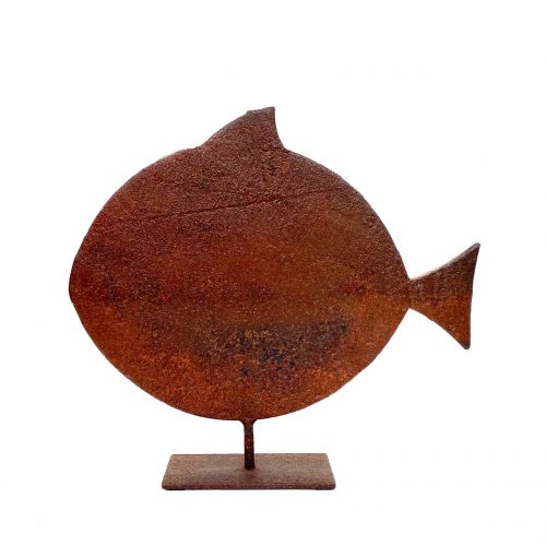 Rusted iron fish